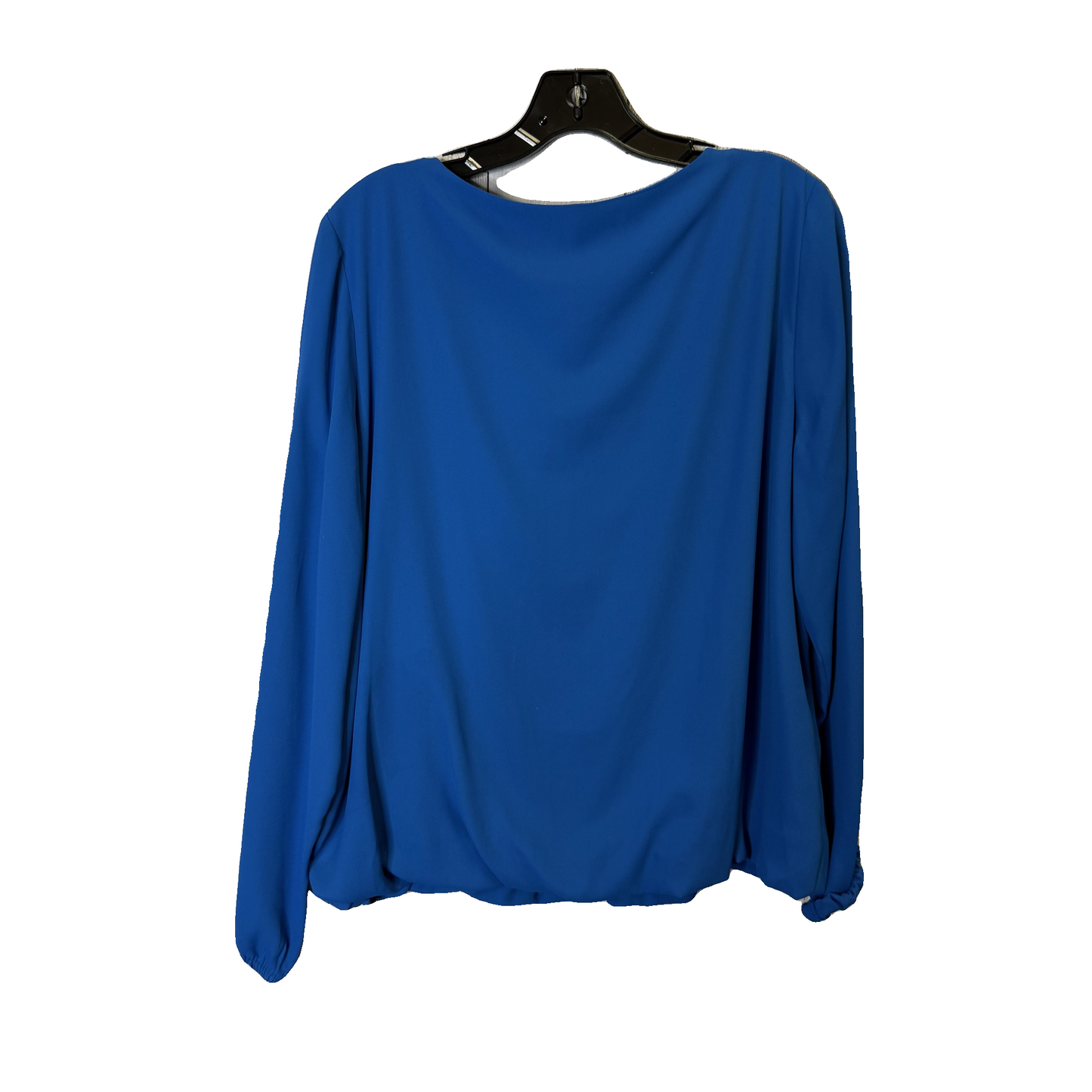 Top Long Sleeve By Alfani In Blue, Size: L