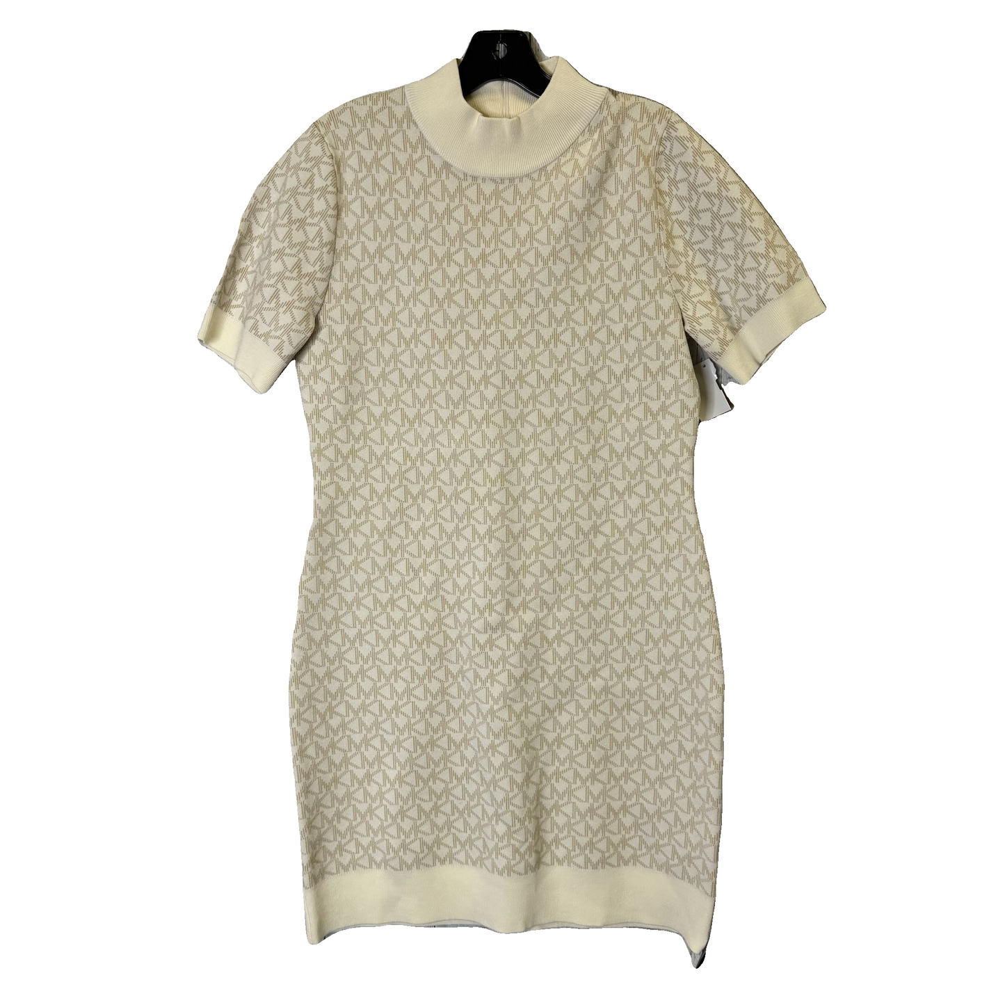 Dress Casual Midi By Michael by Michael Kors In Cream, Size: L