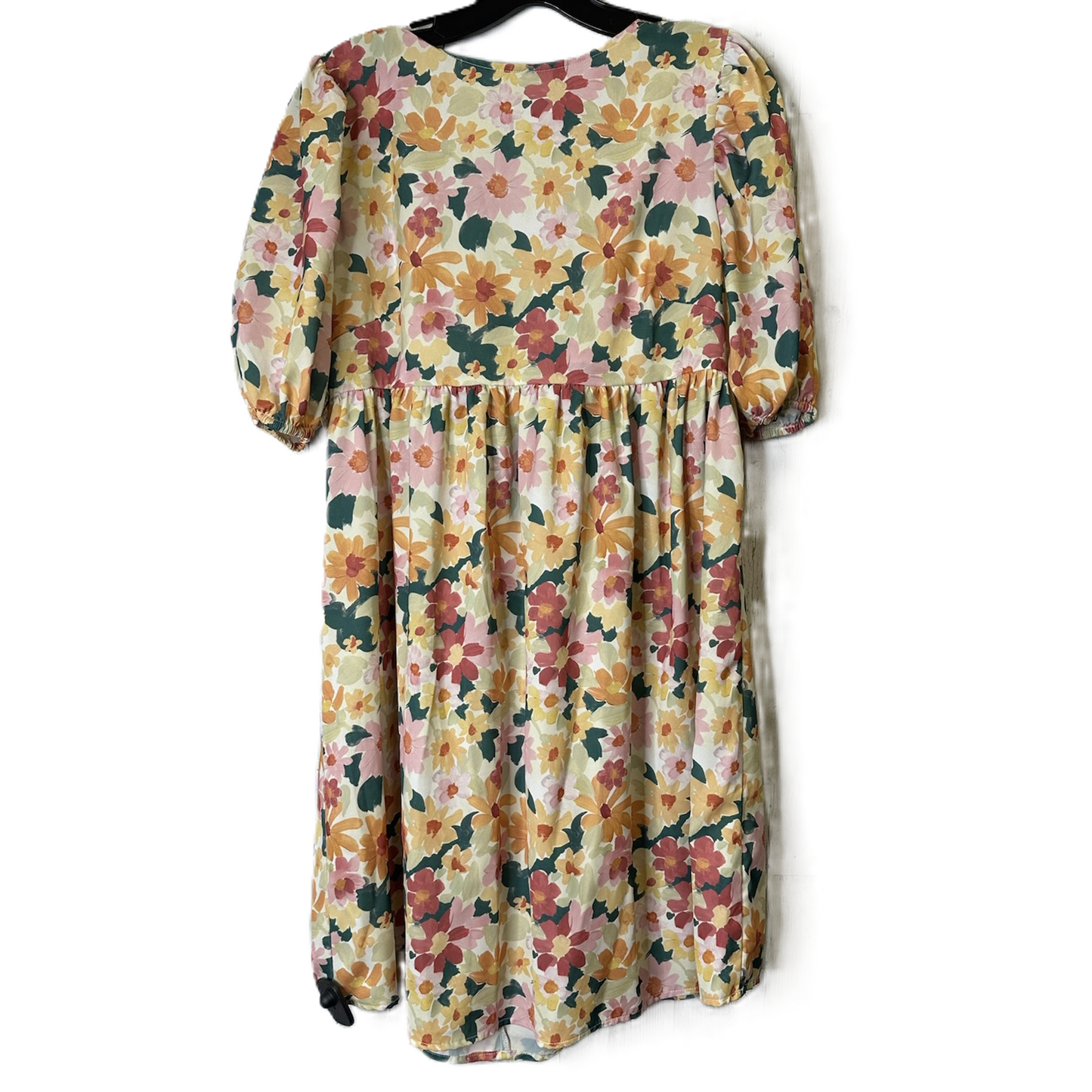 Floral Print Dress Casual Short By Shein, Size: M
