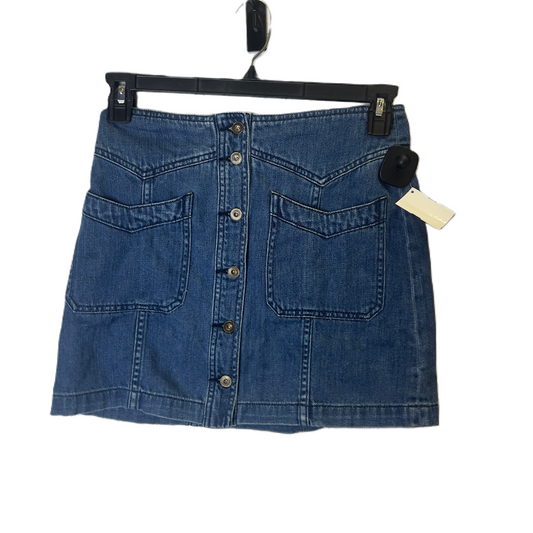 Blue Skirt Mini & Short By Free People, Size: 2