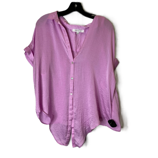 Purple Top Short Sleeve By Rose And Olive, Size: Xl