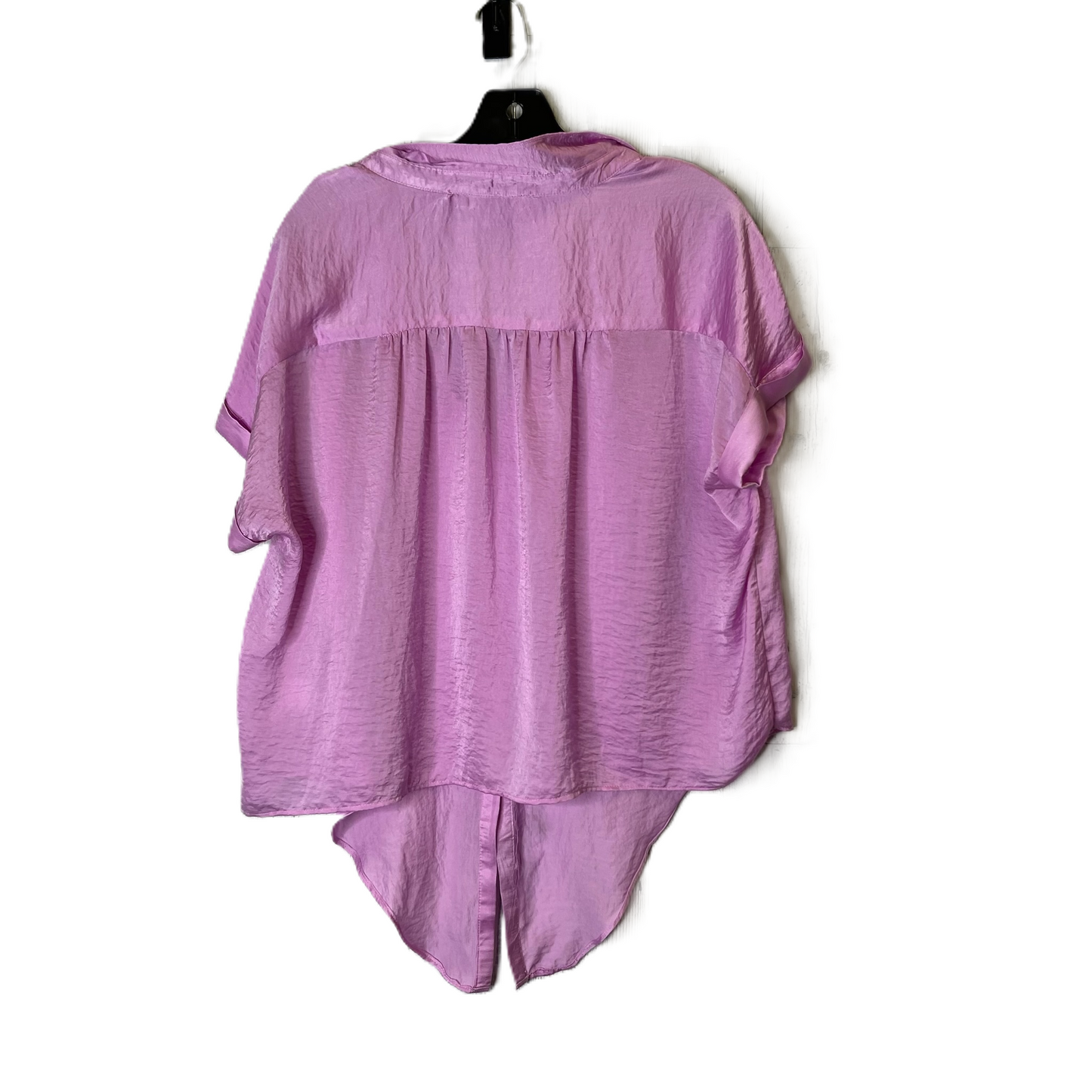 Purple Top Short Sleeve By Rose And Olive, Size: Xl