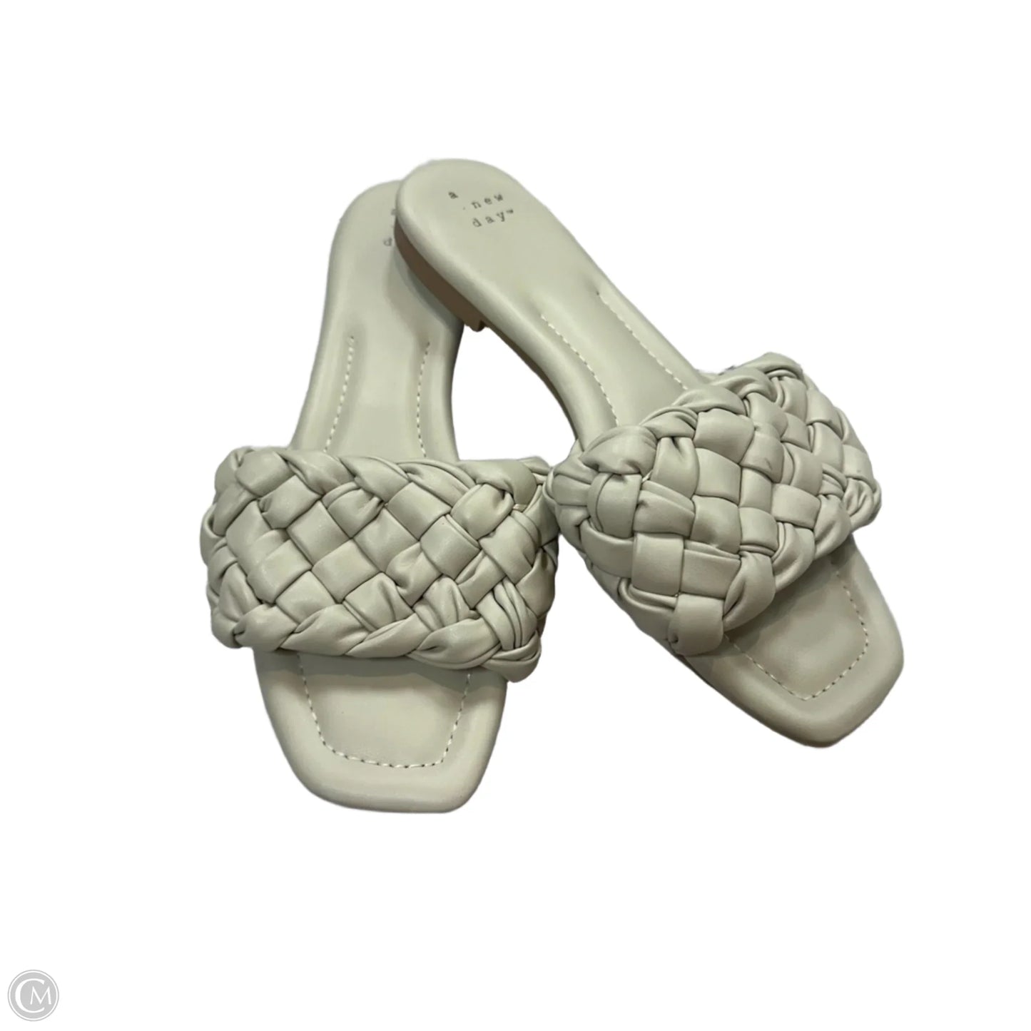 Sandals Flats By A New Day In Cream, Size: 8