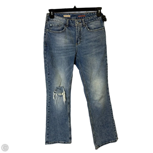 Jeans Straight By Pilcro In Blue Denim, Size: 4