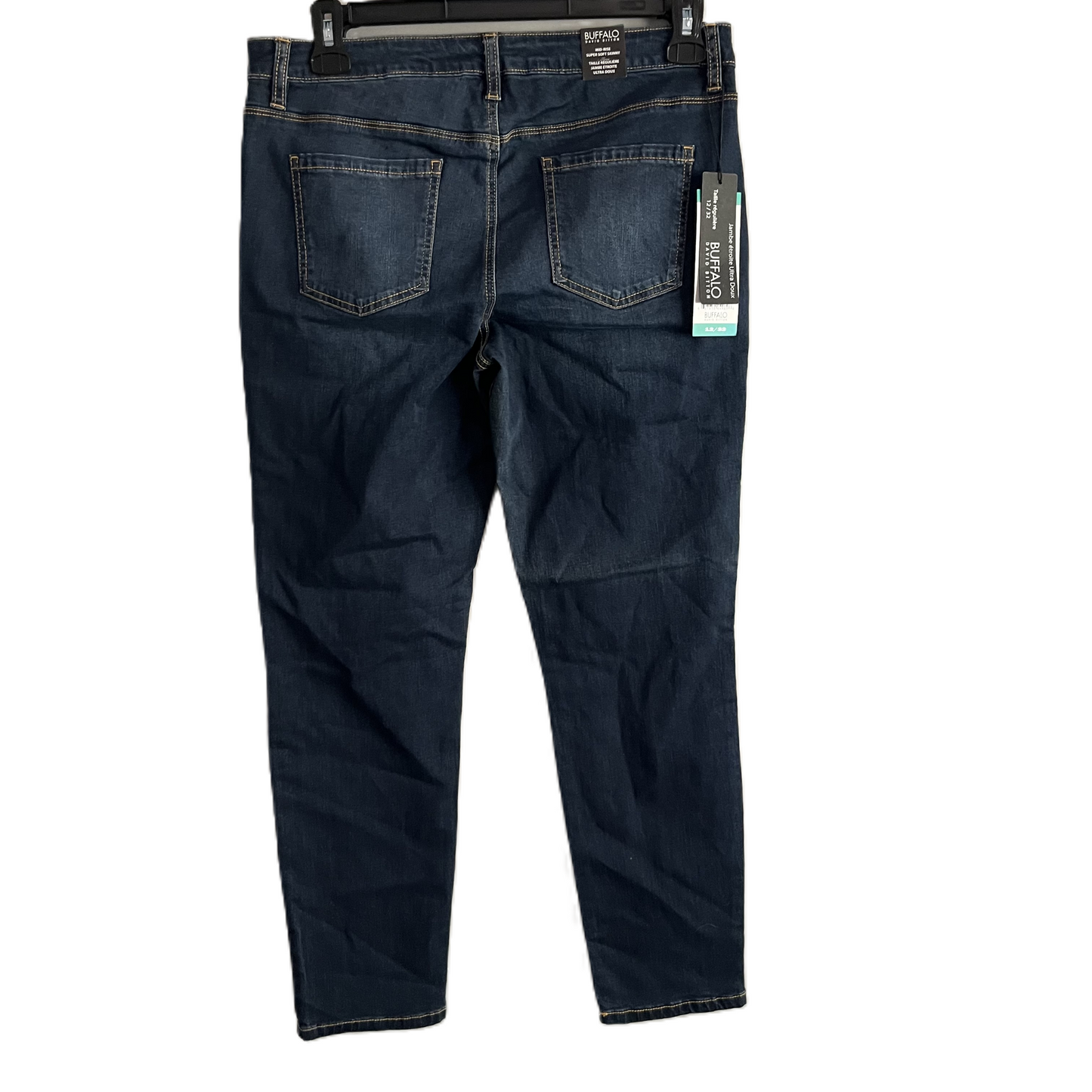 Jeans Skinny By Buffalo David Bitton In Blue Denim, Size: 12