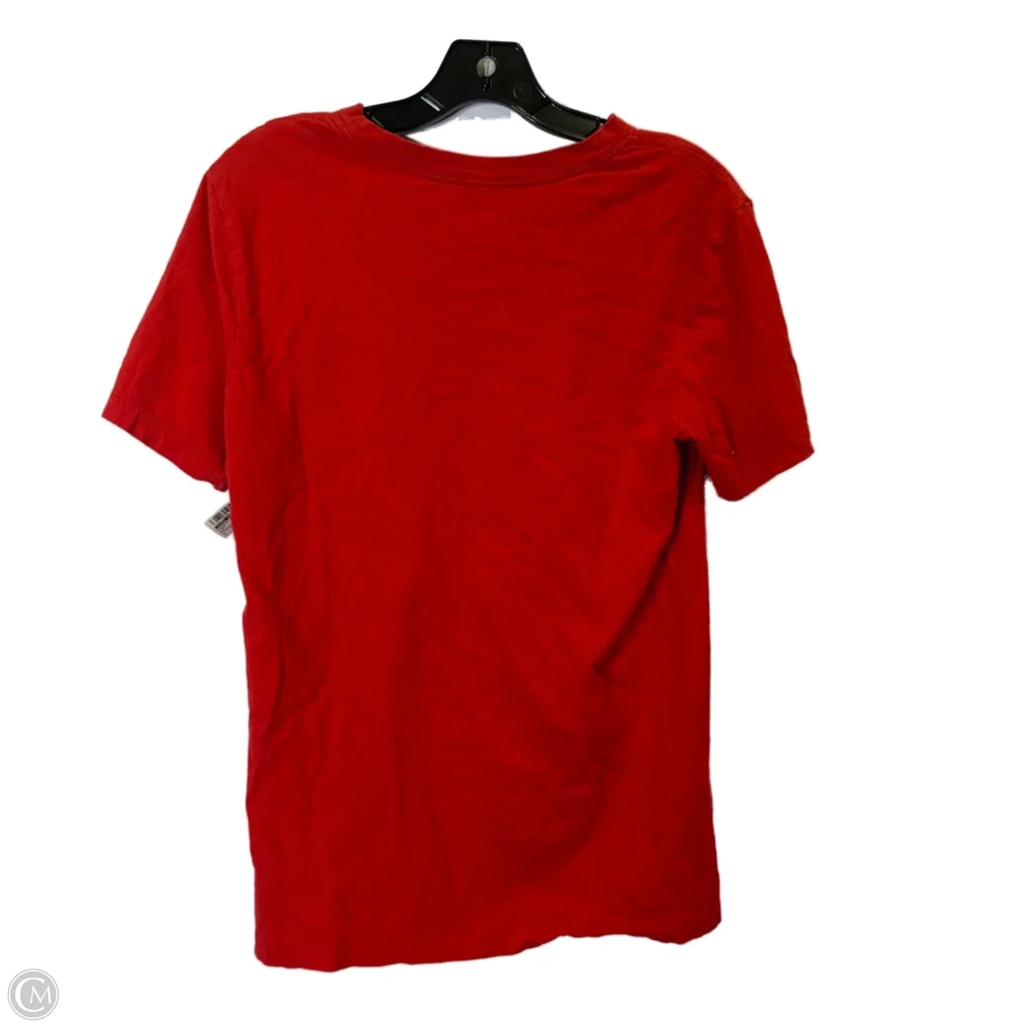 Athletic Top Short Sleeve By Nike Apparel In Red, Size: S