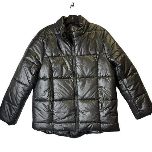 Coat Puffer & Quilted By Zenana Outfitters In Black, Size: Xl