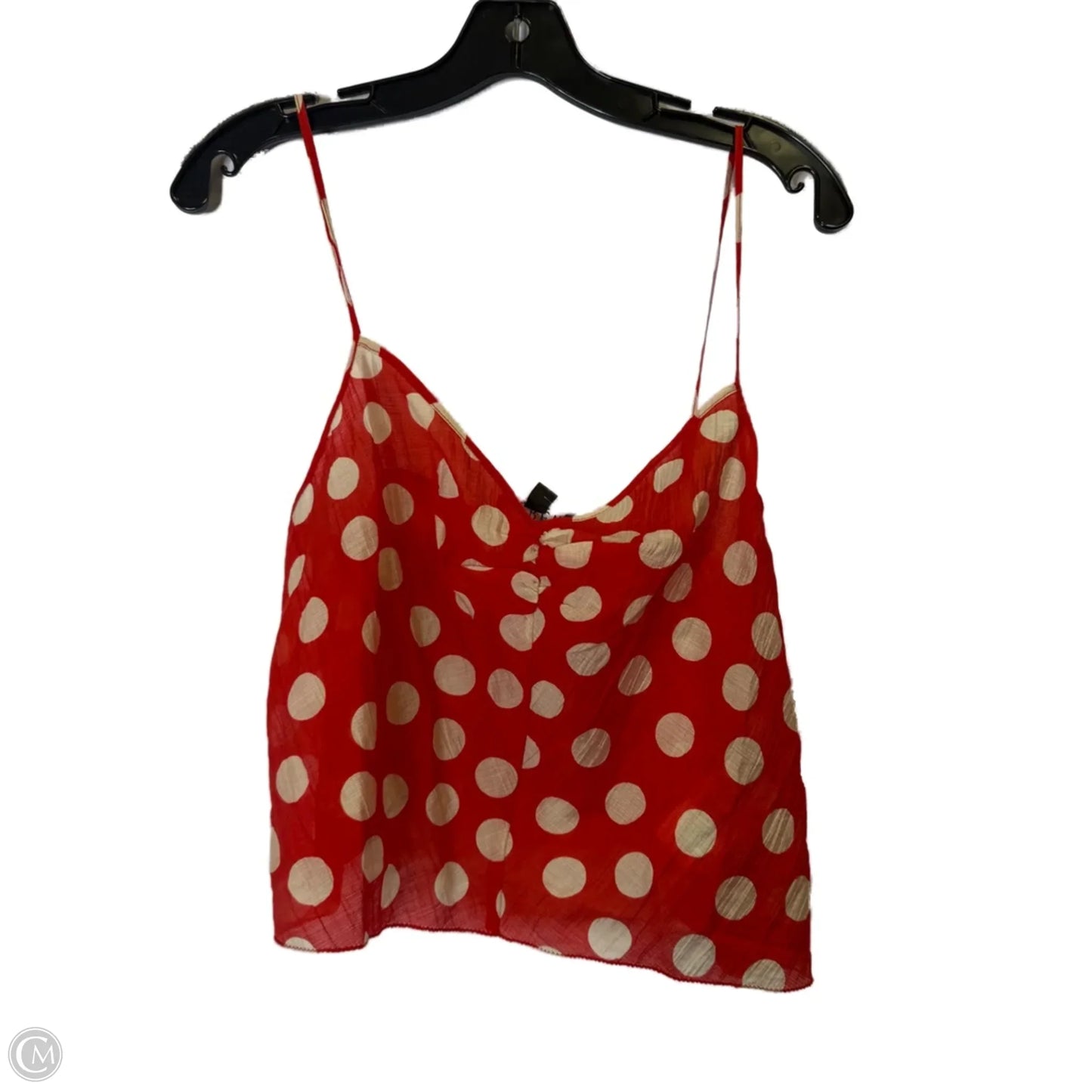Top Sleeveless By J. Crew In Red, Size: S
