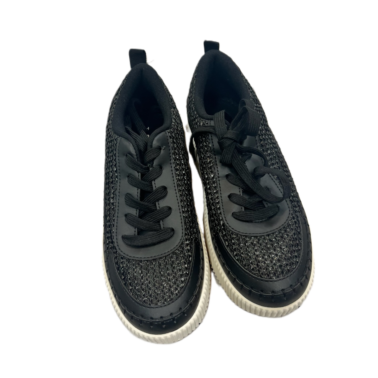 Shoes Sneakers By Top Moda In Black, Size: 6.5