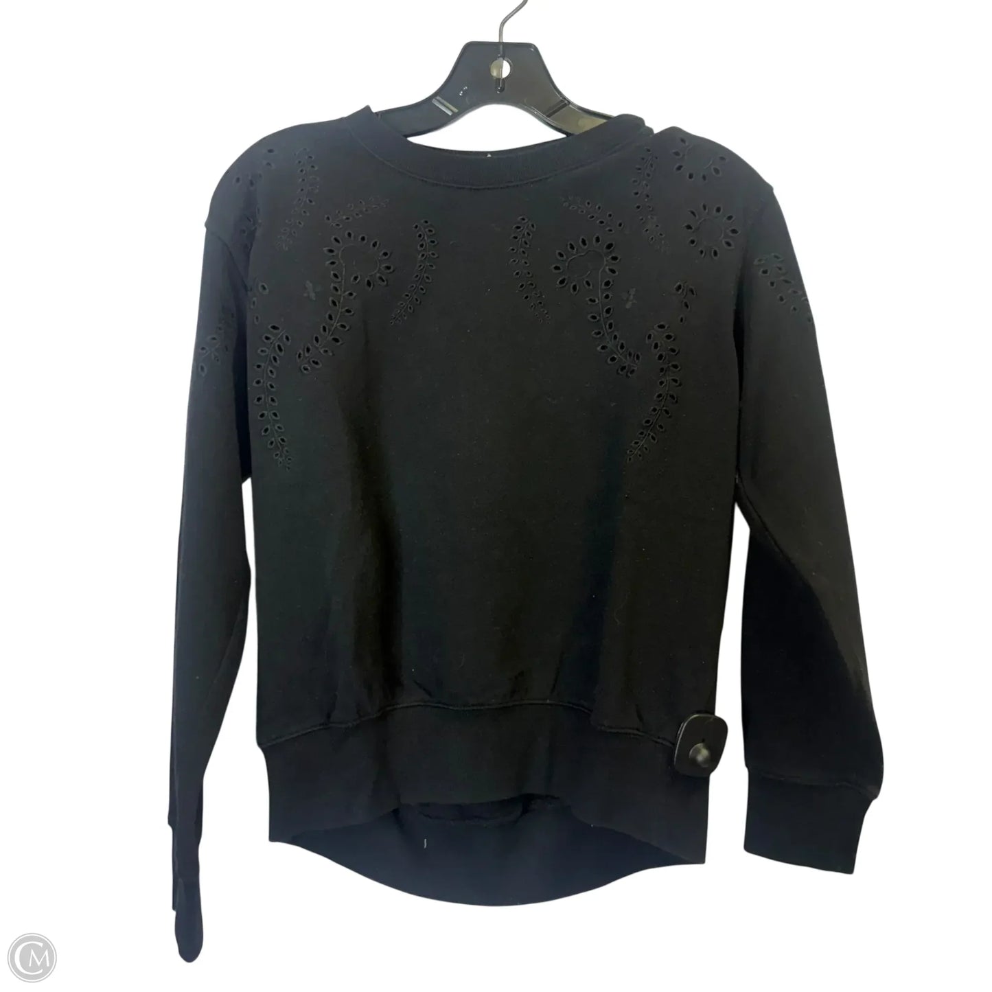 Sweatshirt Crewneck By H&m In Black, Size: S