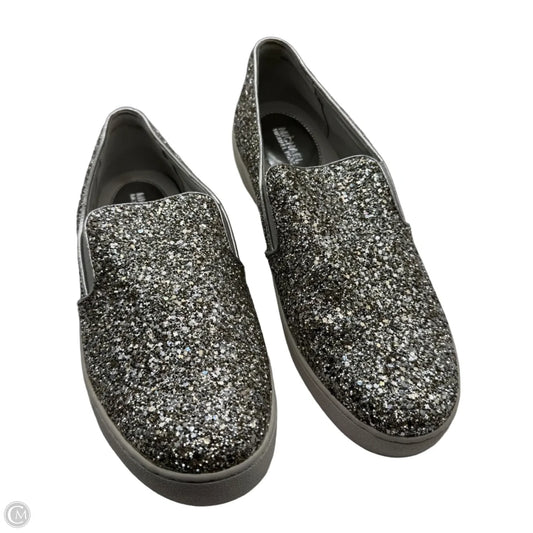 Shoes Designer By Michael By Michael Kors In Silver, Size: 10
