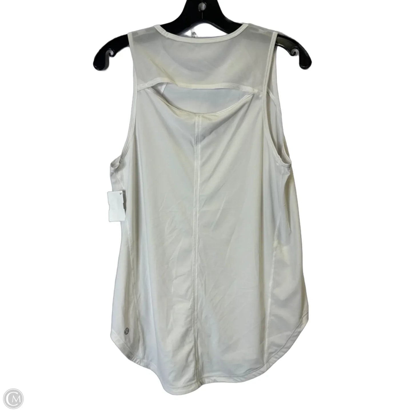 Athletic Tank Top By Lululemon In White, Size: S