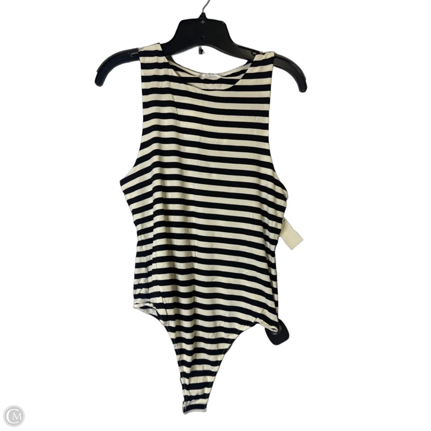 Bodysuit By Steve Madden In Striped Pattern, Size: L