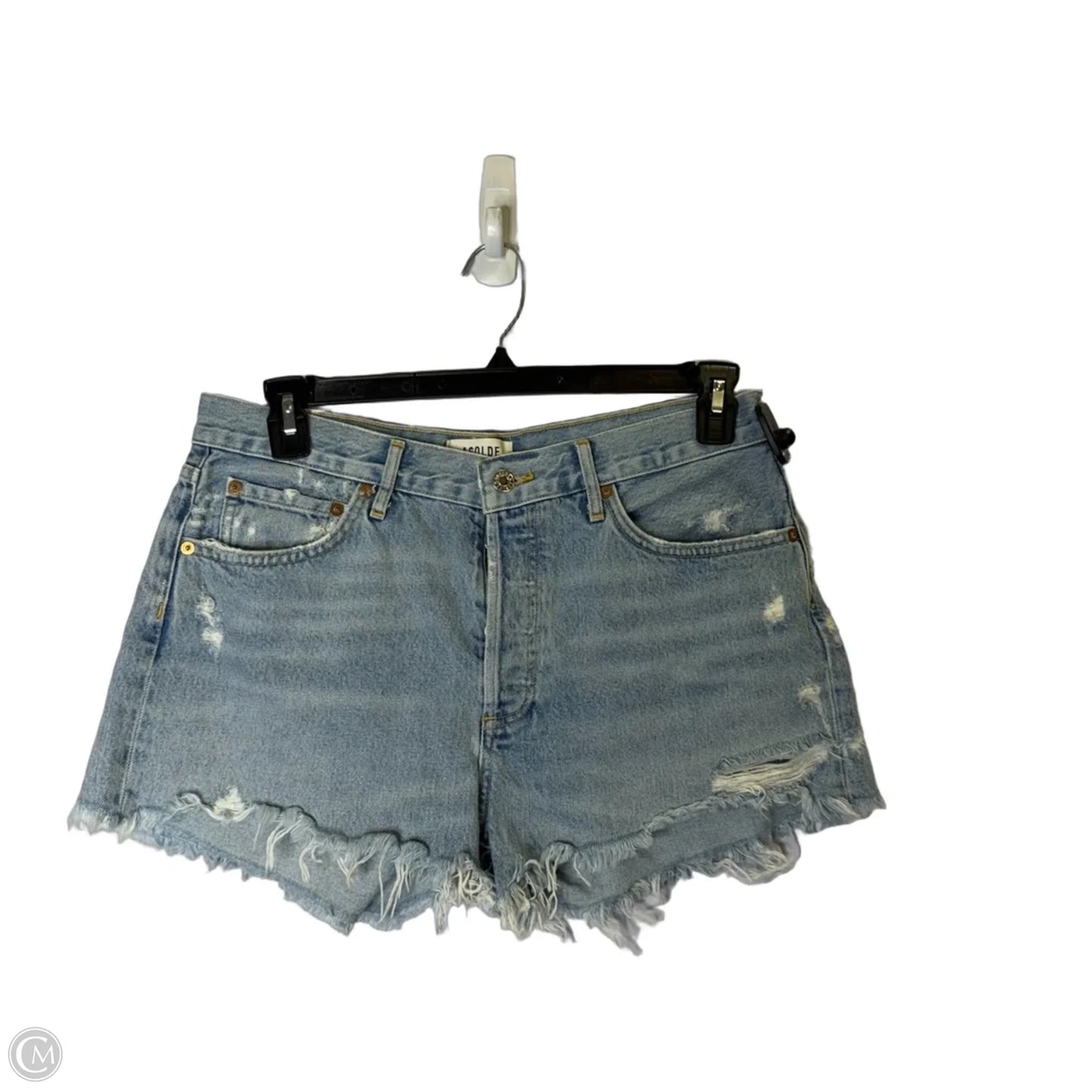 Shorts By Agolde In Blue Denim, Size: 6
