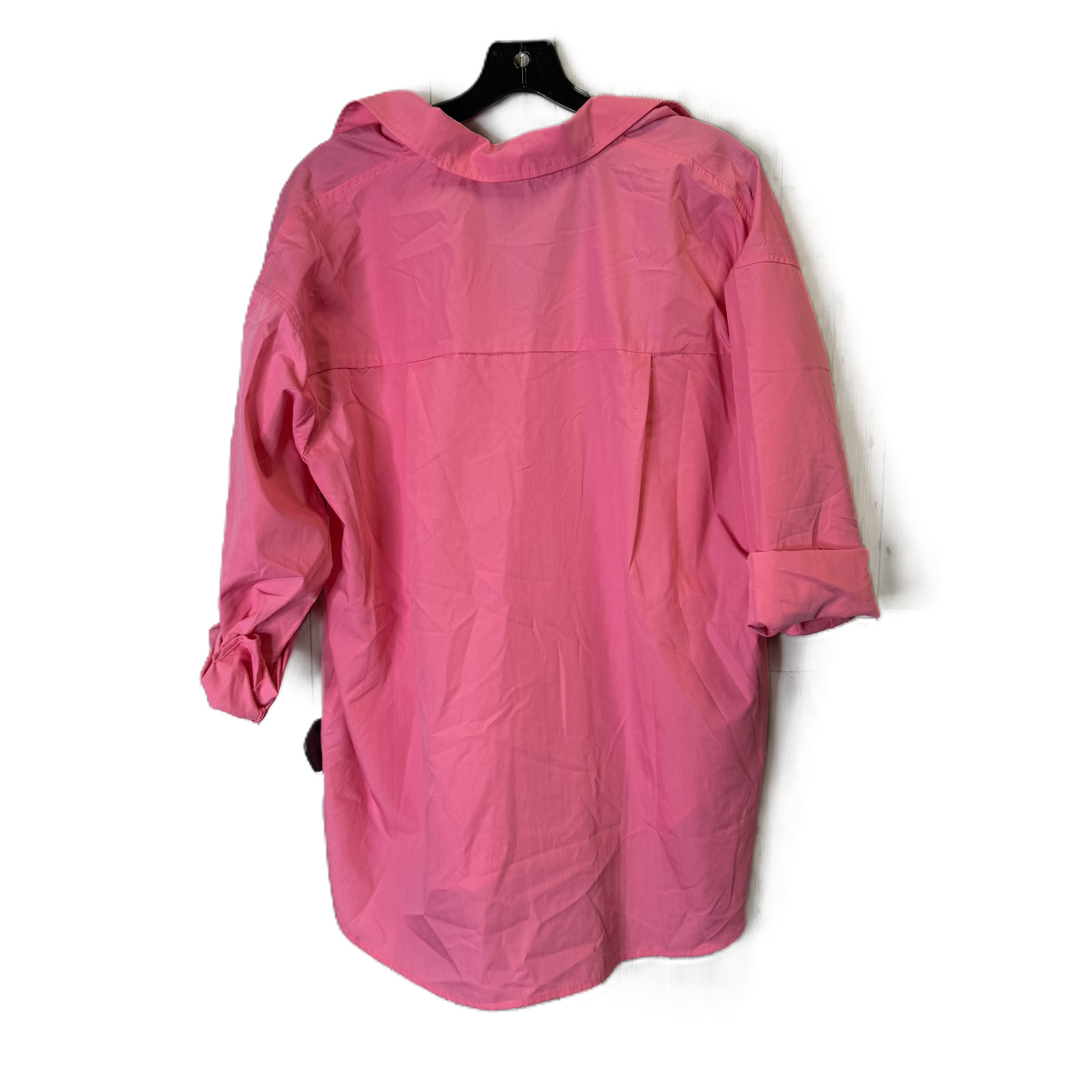 Top Long Sleeve Basic By Staccato In Pink, Size: L