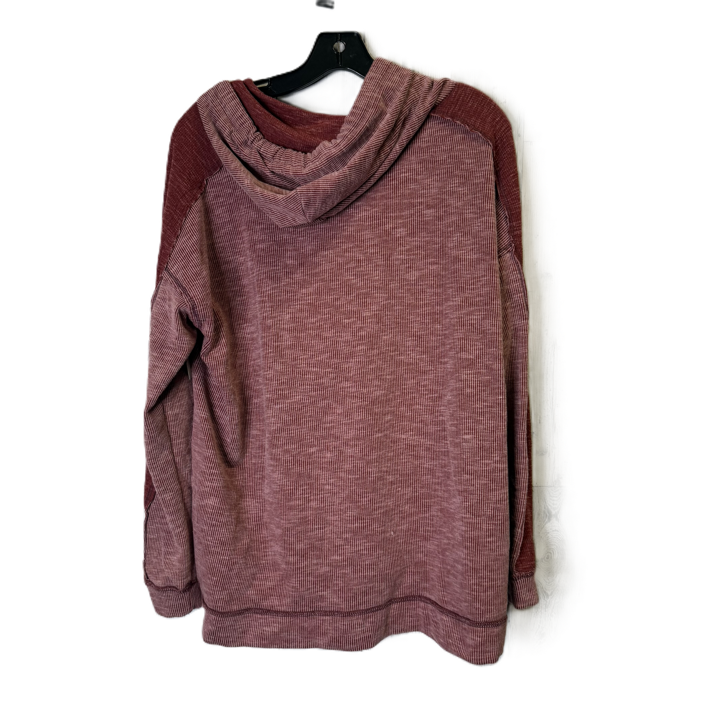 Top Long Sleeve Basic By Entro In Red, Size: S