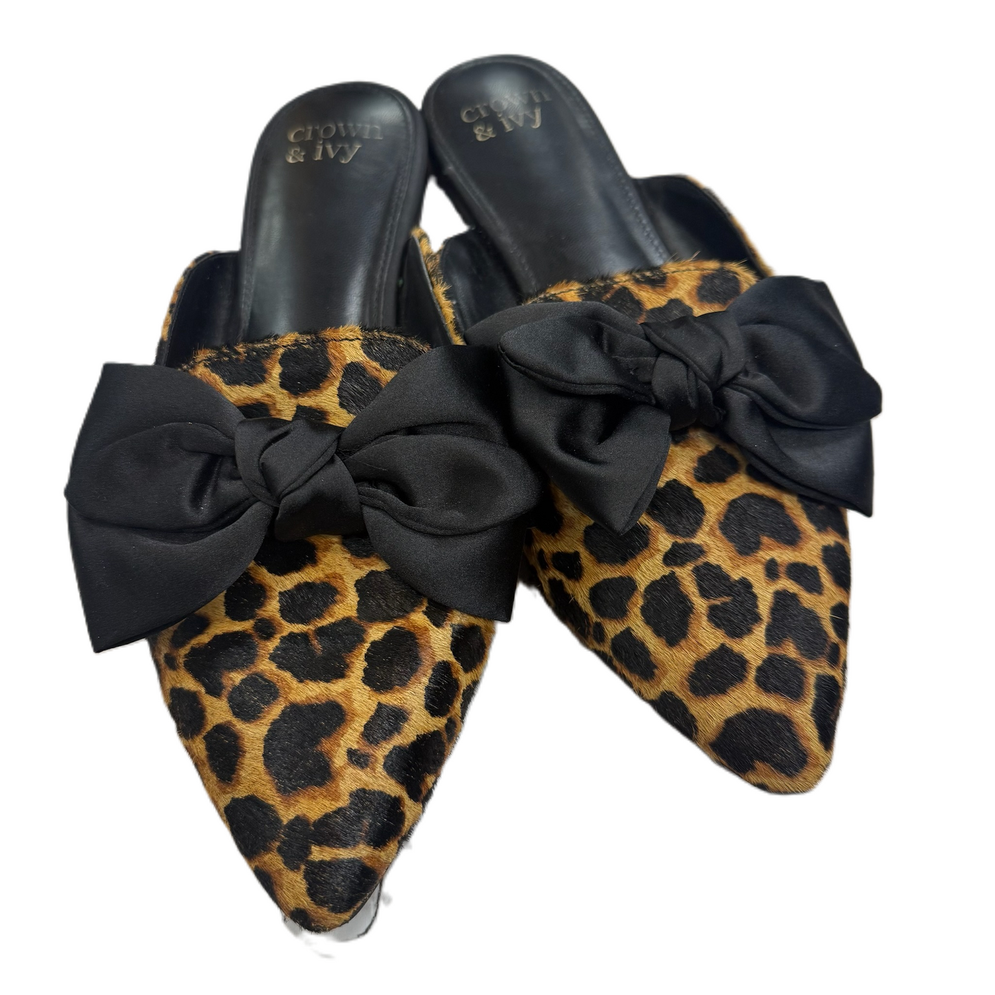 Shoes Flats By Crown And Ivy In Animal Print, Size: 8