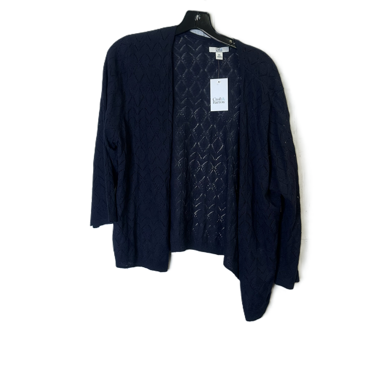 Cardigan By Croft And Barrow In Blue, Size: Xxl