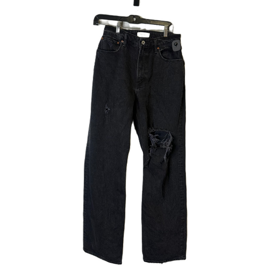 Jeans Flared By Abercrombie And Fitch In Black, Size: 6