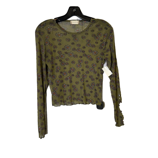 Top Long Sleeve By Altard State In Green, Size: S