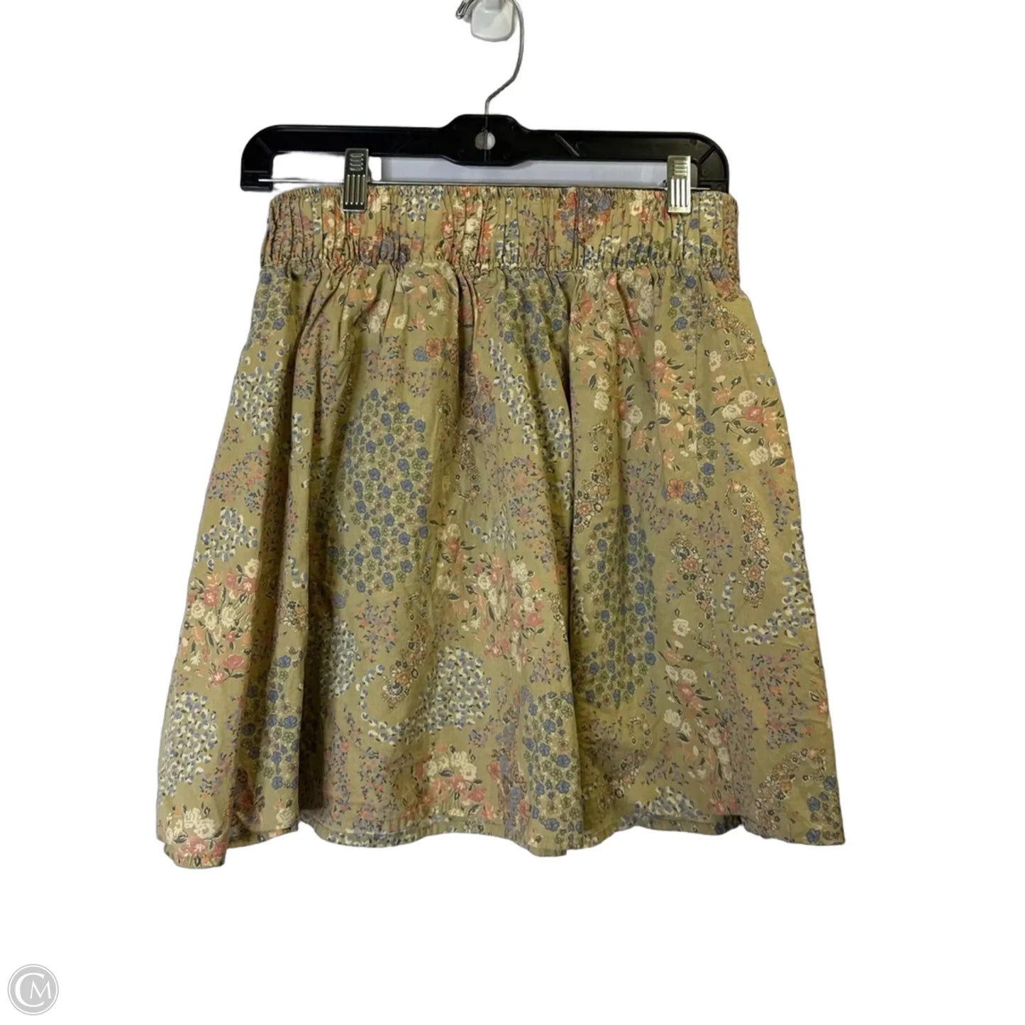Skirt Mini & Short By H&m In Floral Print, Size: S