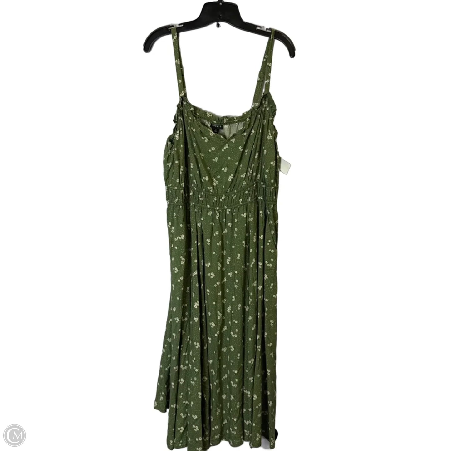 Dress Casual Short By Torrid In Green, Size: 2x