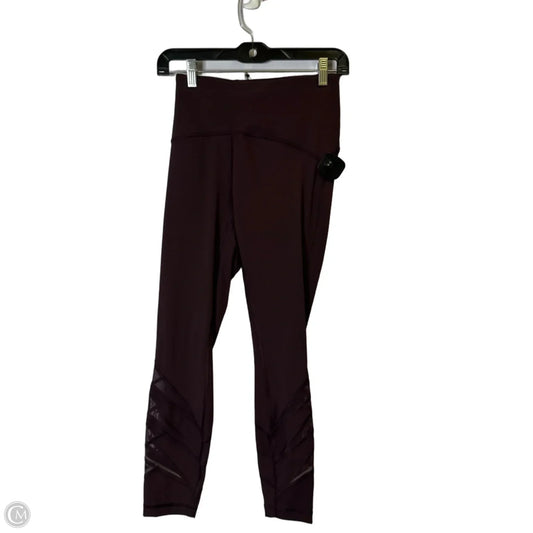 Athletic Leggings By Lululemon In Purple, Size: 4