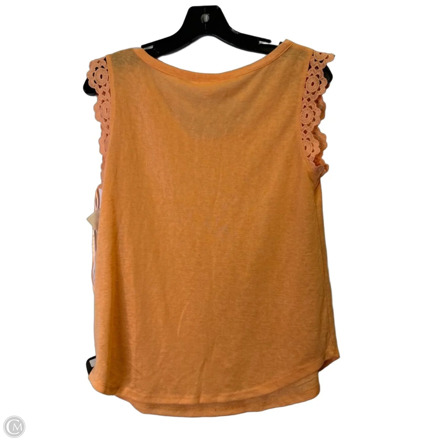 Top Sleeveless By Lc Lauren Conrad In Orange, Size: M