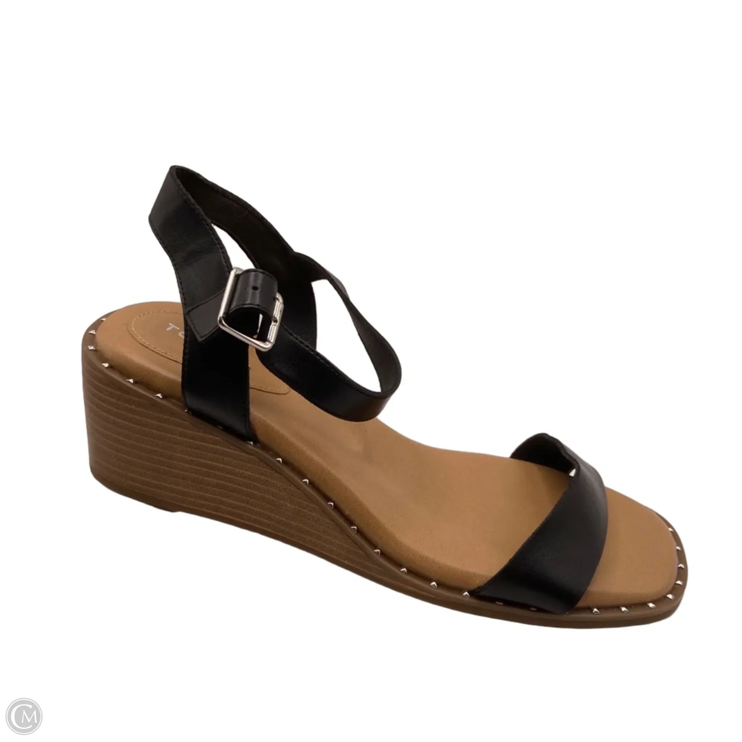 Sandals Heels Wedge By Torrid In Black, Size: 9.5