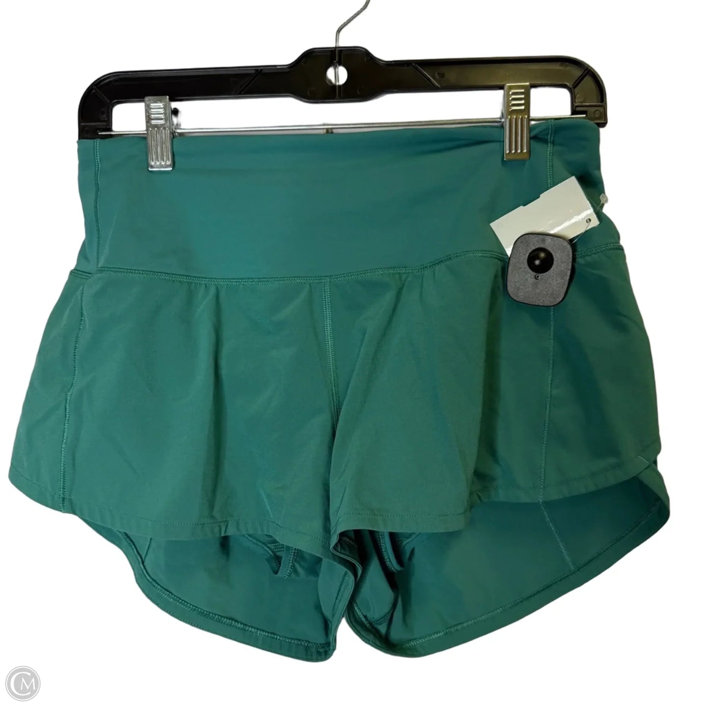 Athletic Shorts By Lululemon In Teal, Size: 6