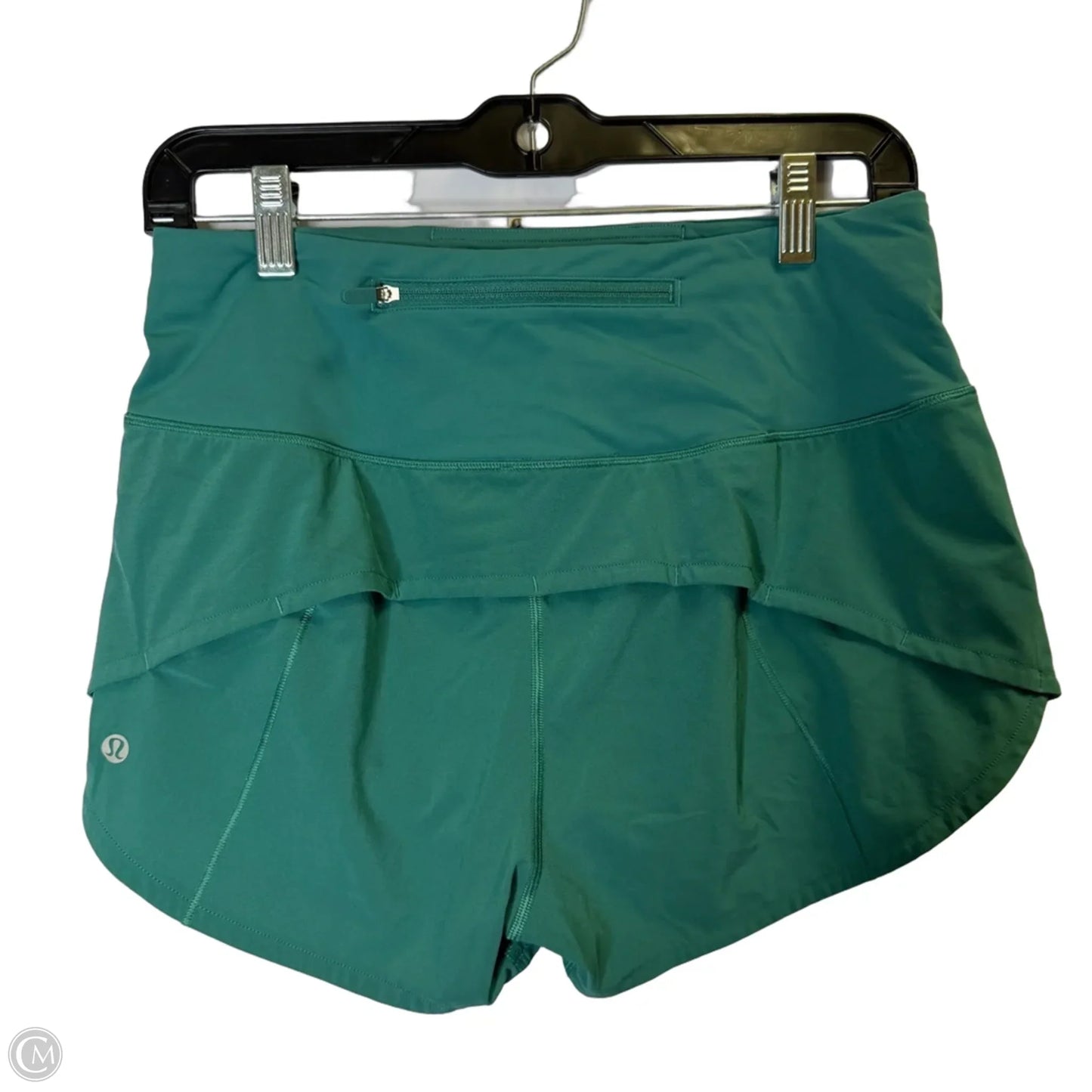 Athletic Shorts By Lululemon In Teal, Size: 6