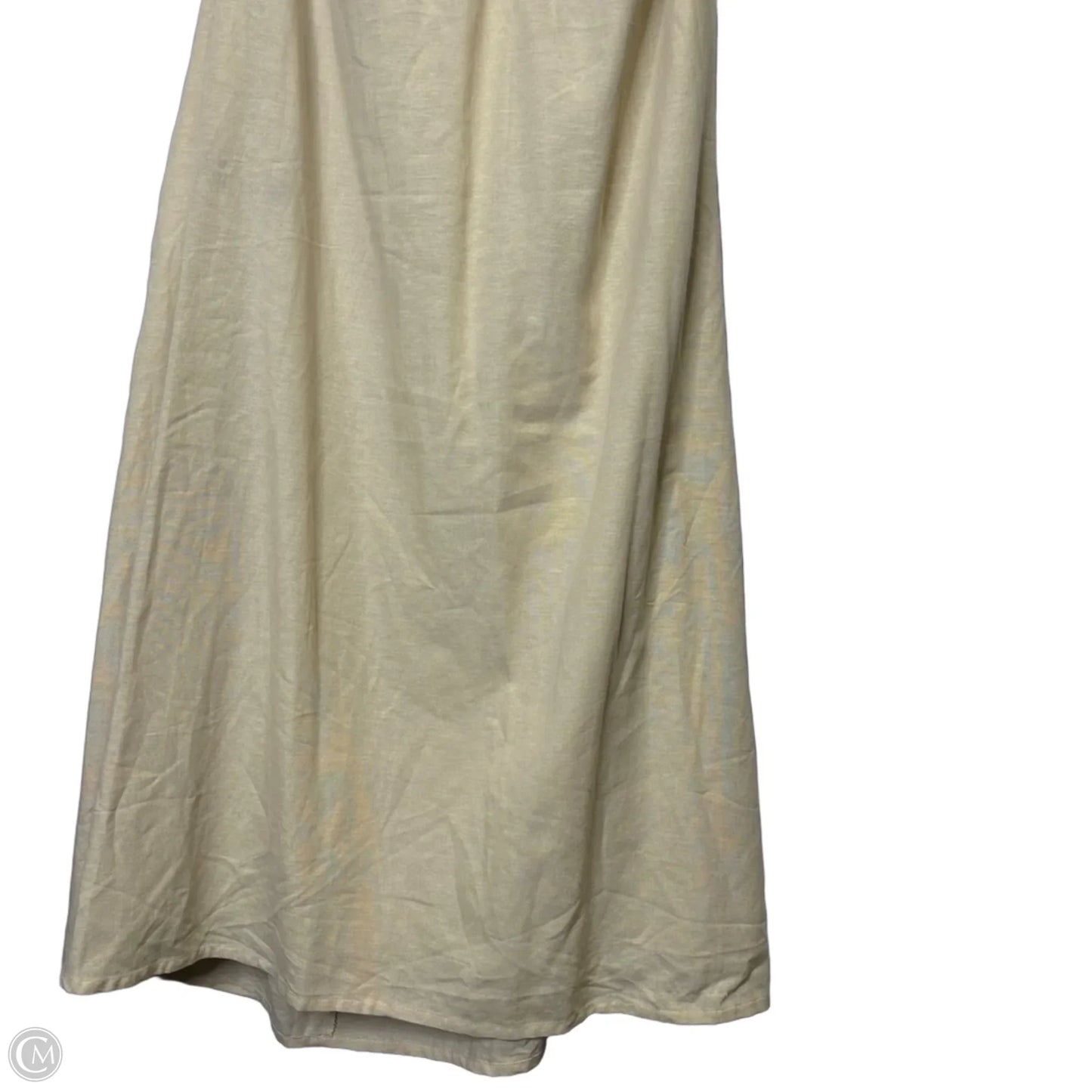 Dress Casual Maxi By Japna In Cream, Size: Xl