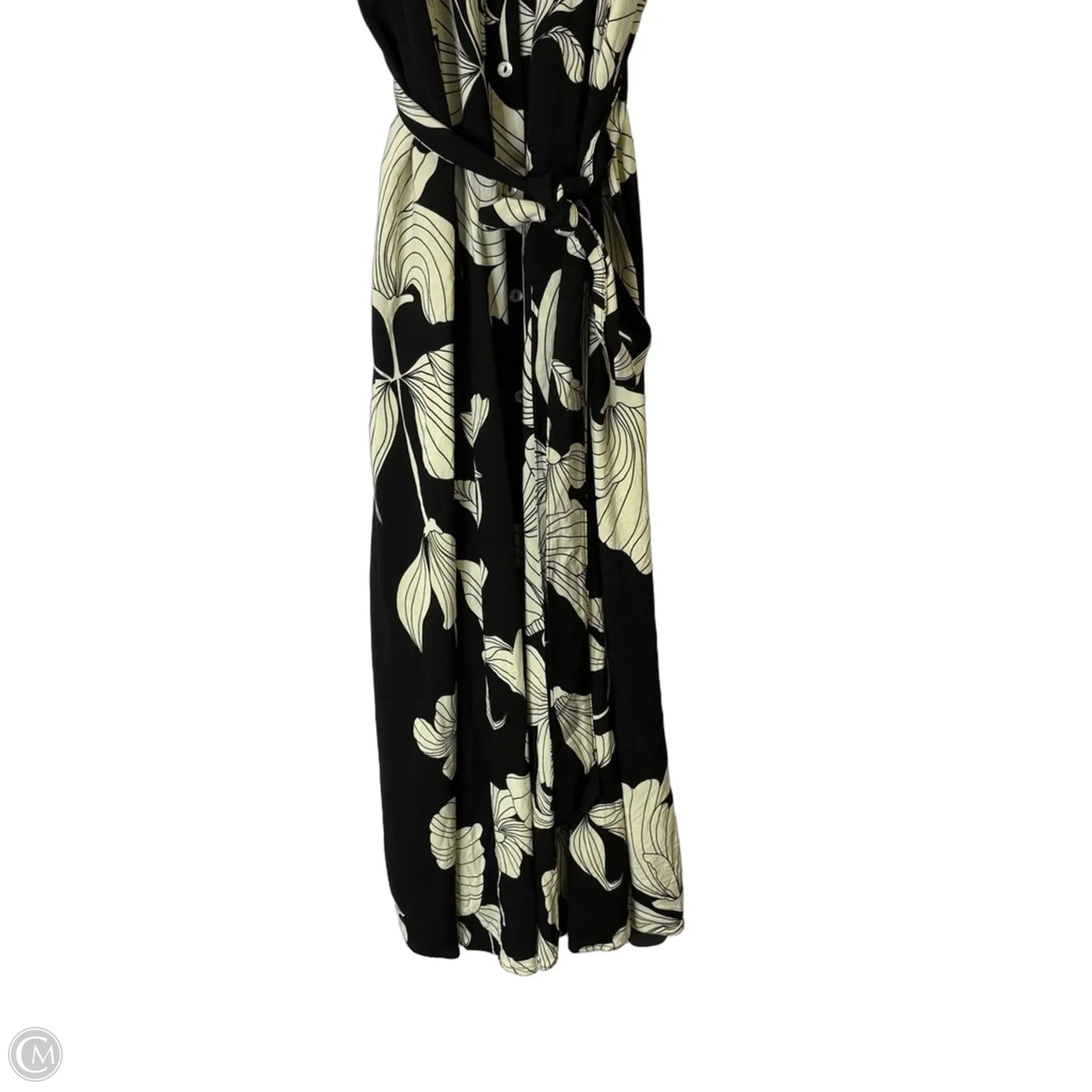 Dress Casual Maxi By H&m In Black, Size: Xl