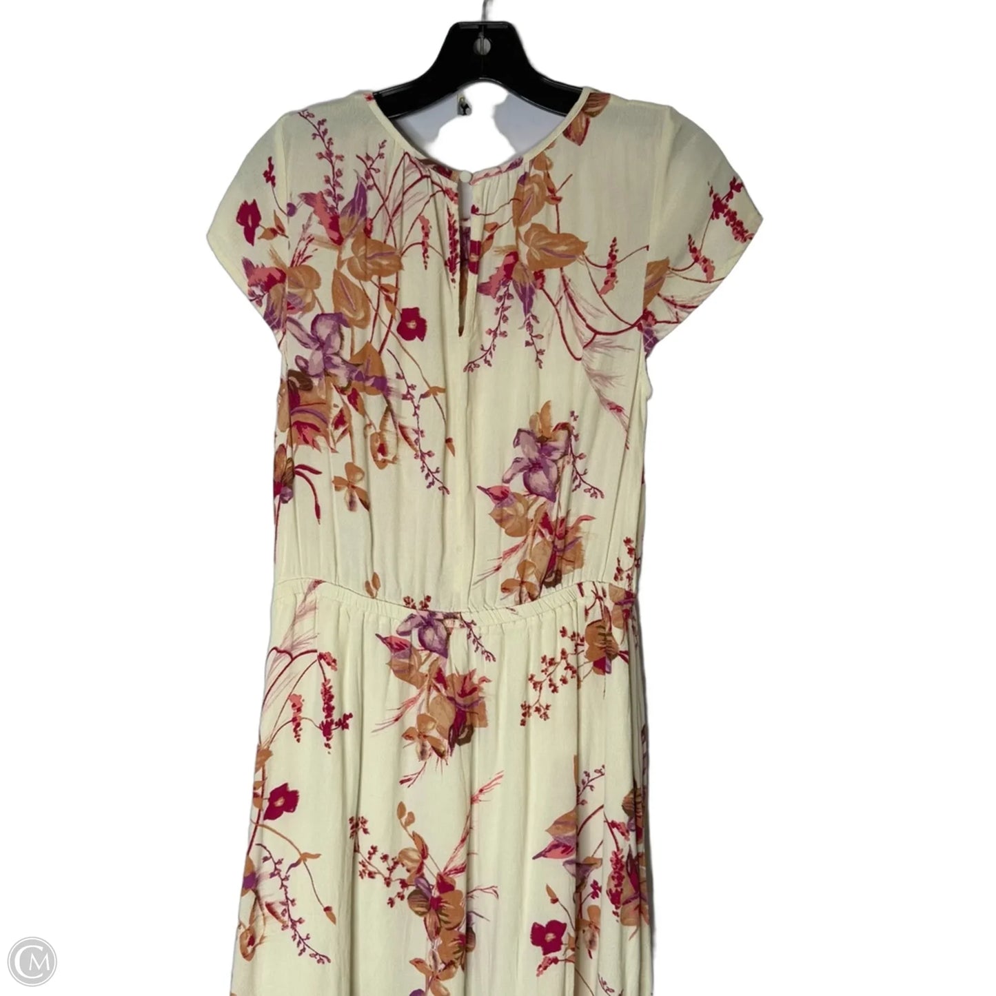 Dress Casual Midi By A New Day In Cream, Size: M