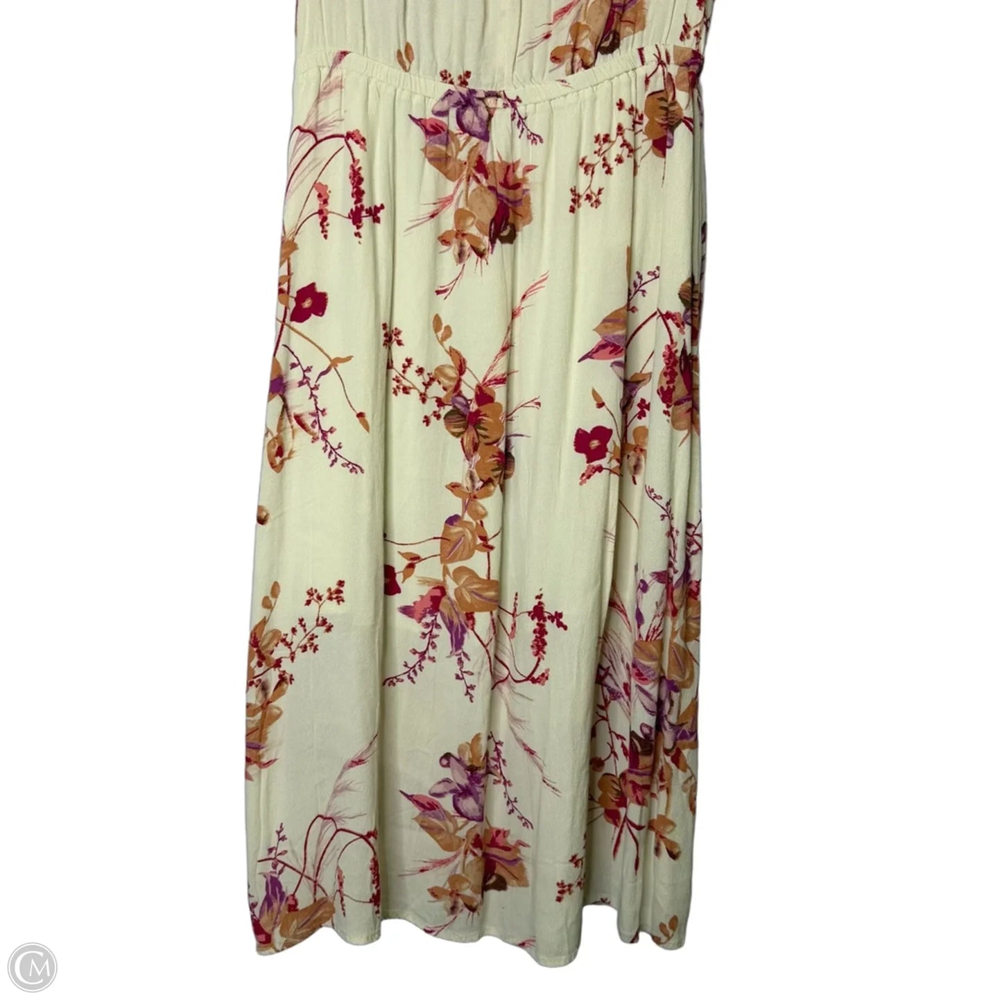 Dress Casual Midi By A New Day In Cream, Size: M