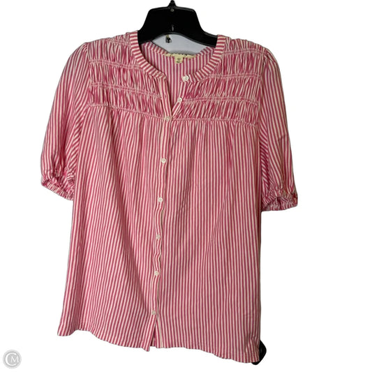 Top Short Sleeve By Boden In Pink, Size: 8