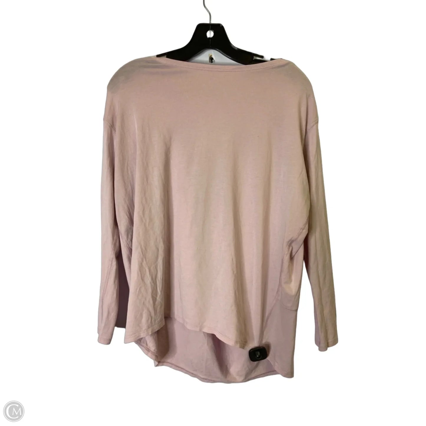 Athletic Top Long Sleeve Crewneck By Lululemon In Pink, Size: M