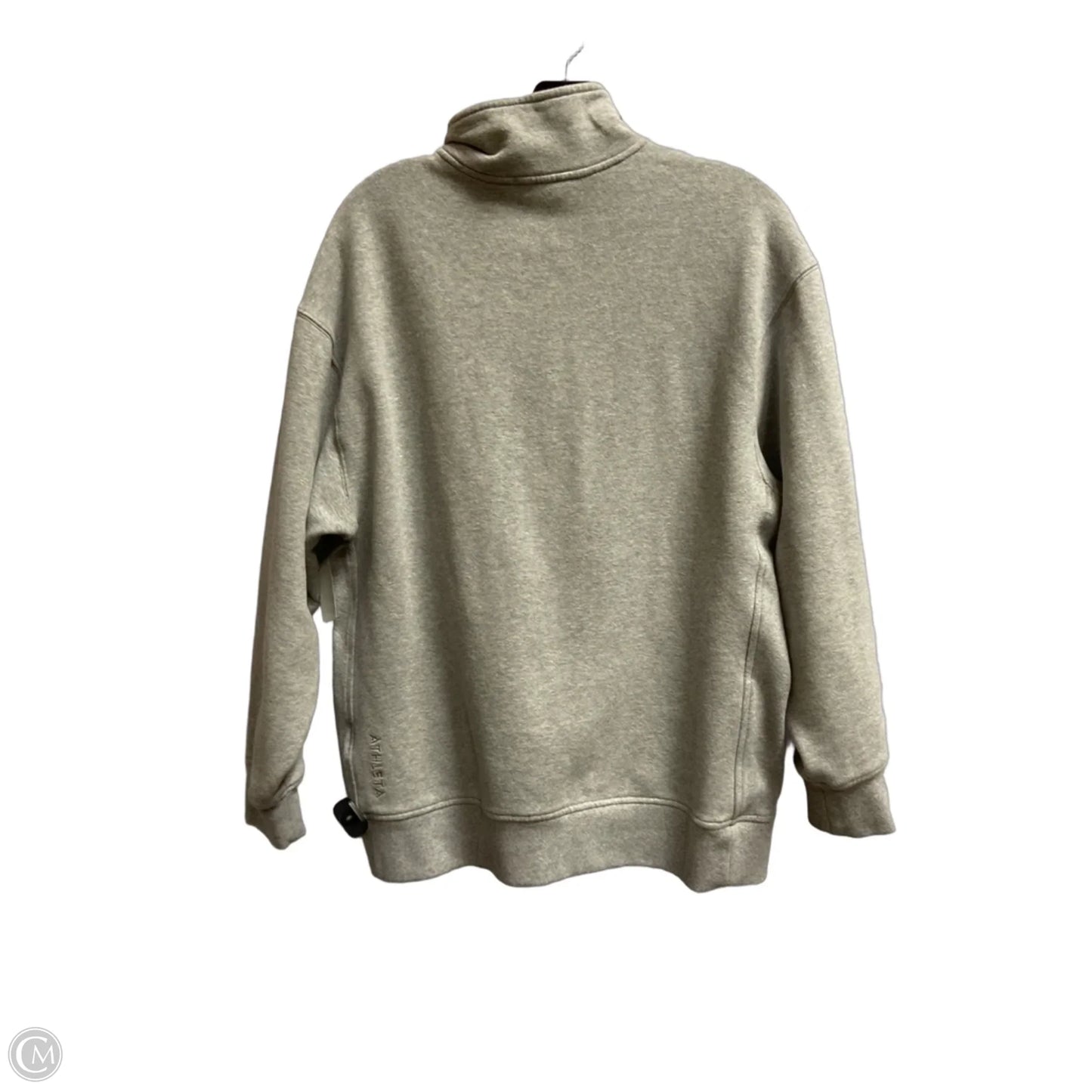 Athletic Sweatshirt Collar By Athleta In Grey, Size: S