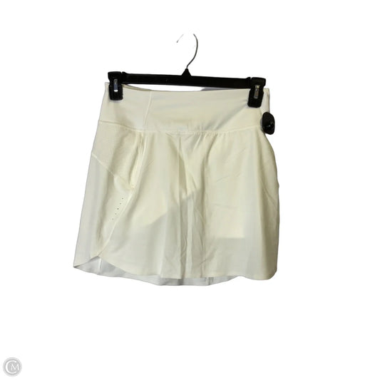 Athletic Skort By Athleta In White, Size: S