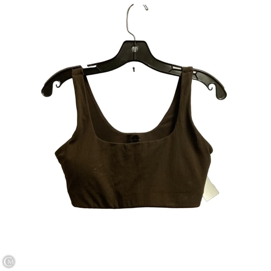 Athletic Bra By Offline In Brown, Size: M