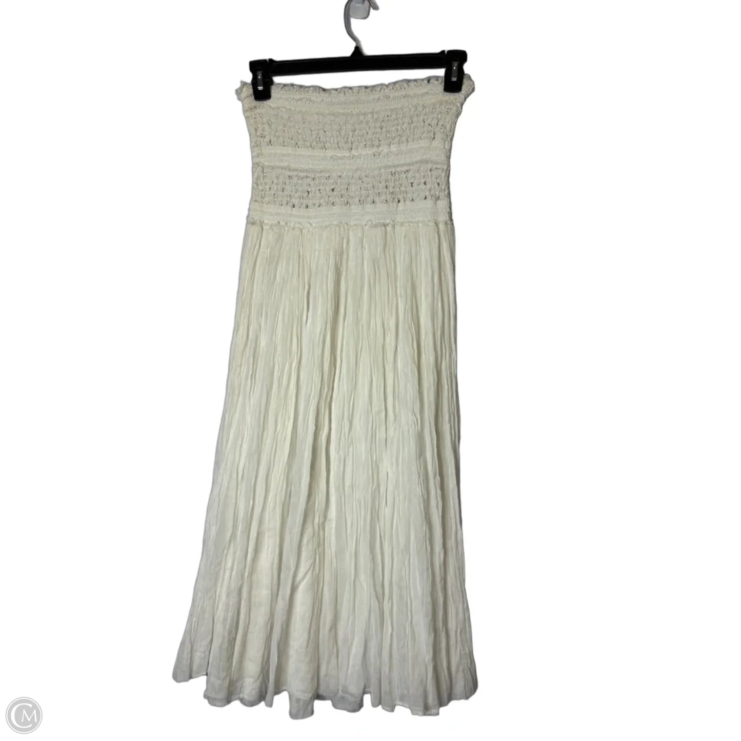 Dress Casual Midi By Free People In Cream, Size: L