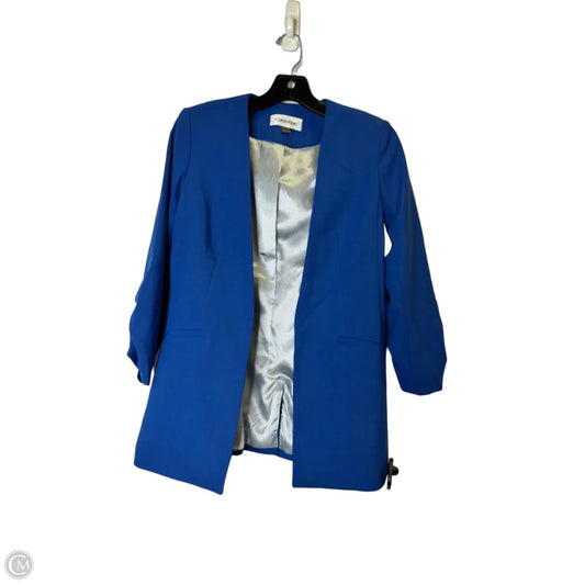 Blazer By Calvin Klein In Blue, Size: 0