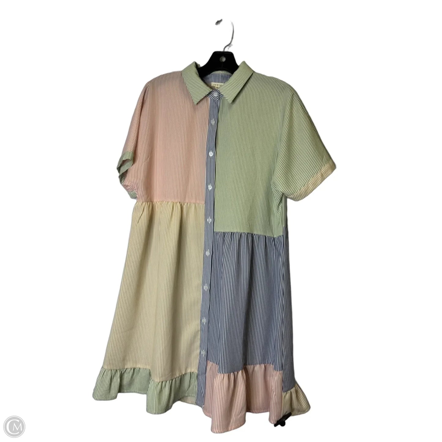 Dress Casual Short By Jodifl In Striped Pattern, Size: S