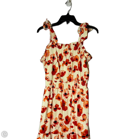 Dress Casual Midi By Matilda Jane In Floral Print, Size: M