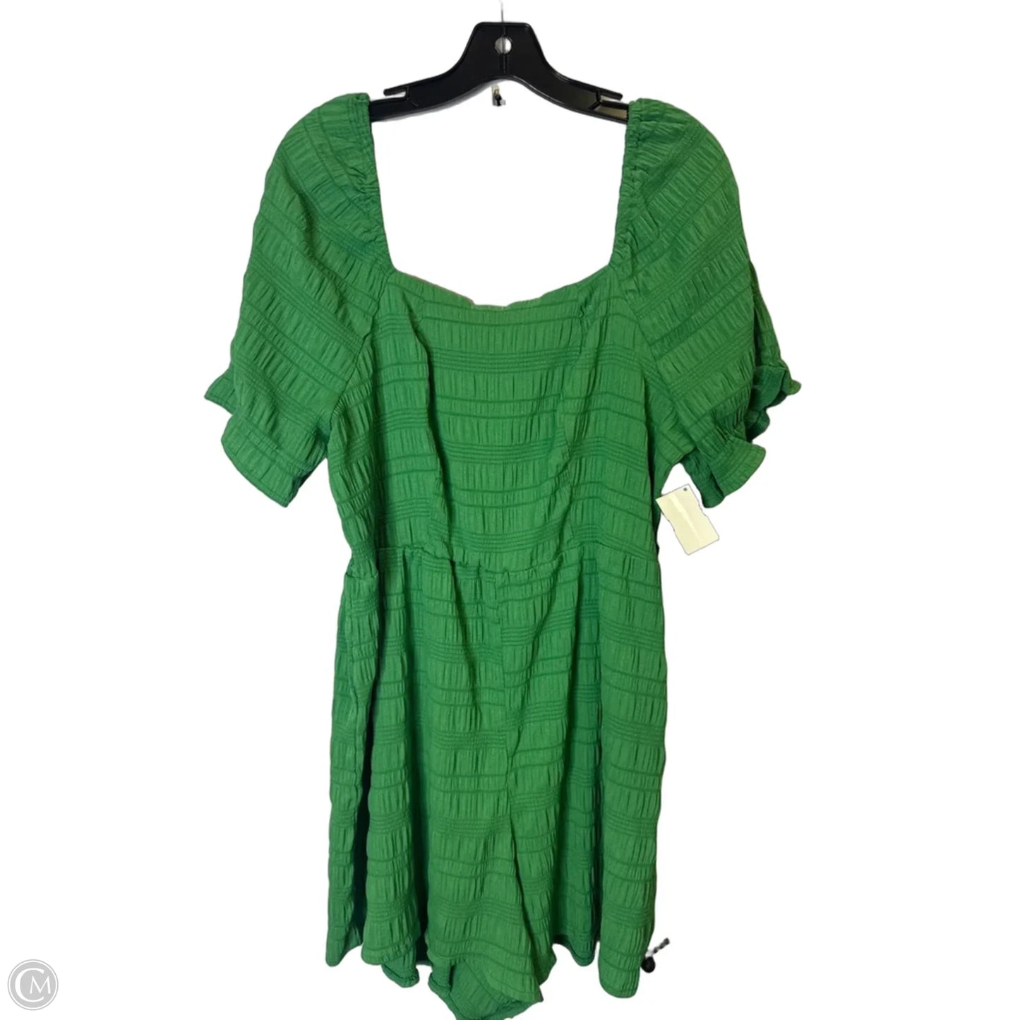 Romper By Shein In Green, Size: 2x