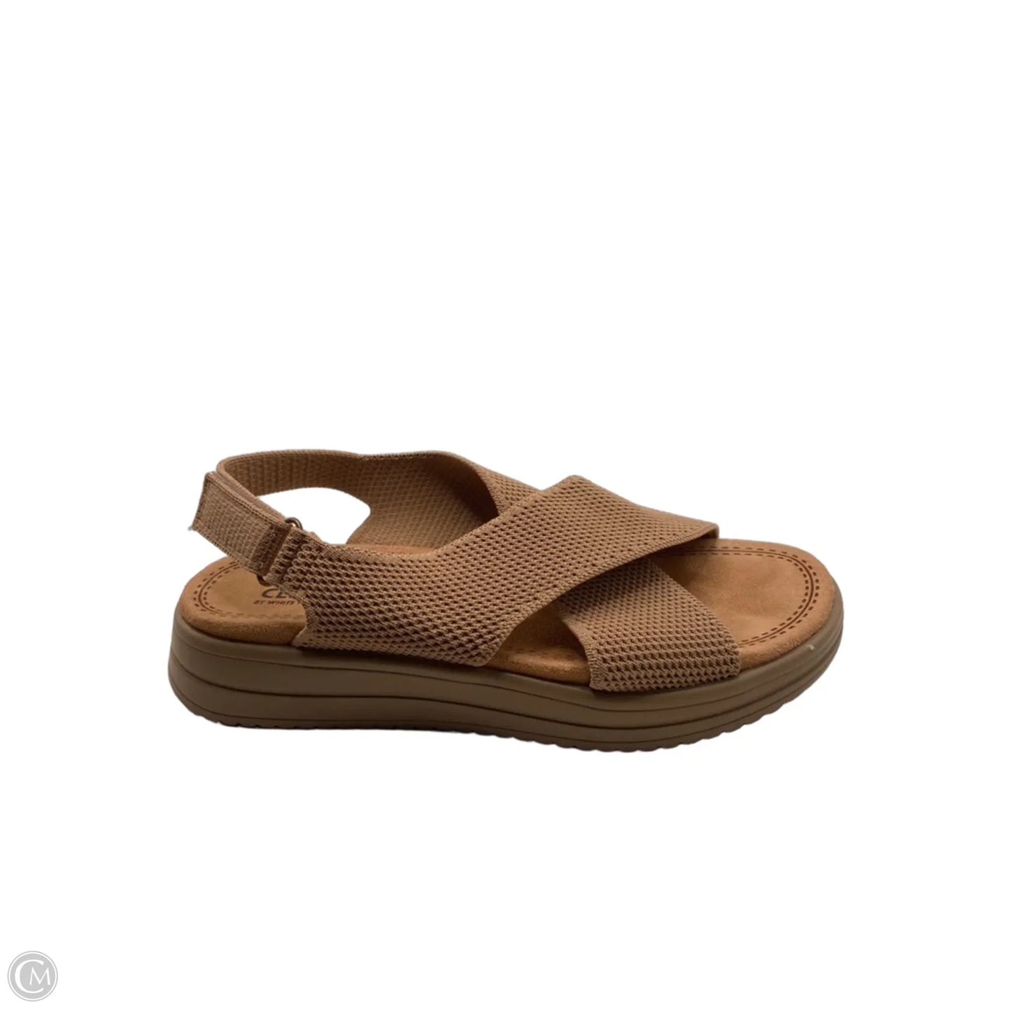Sandals Heels Platform By Cliffs By White Mountain In Tan, Size: 8
