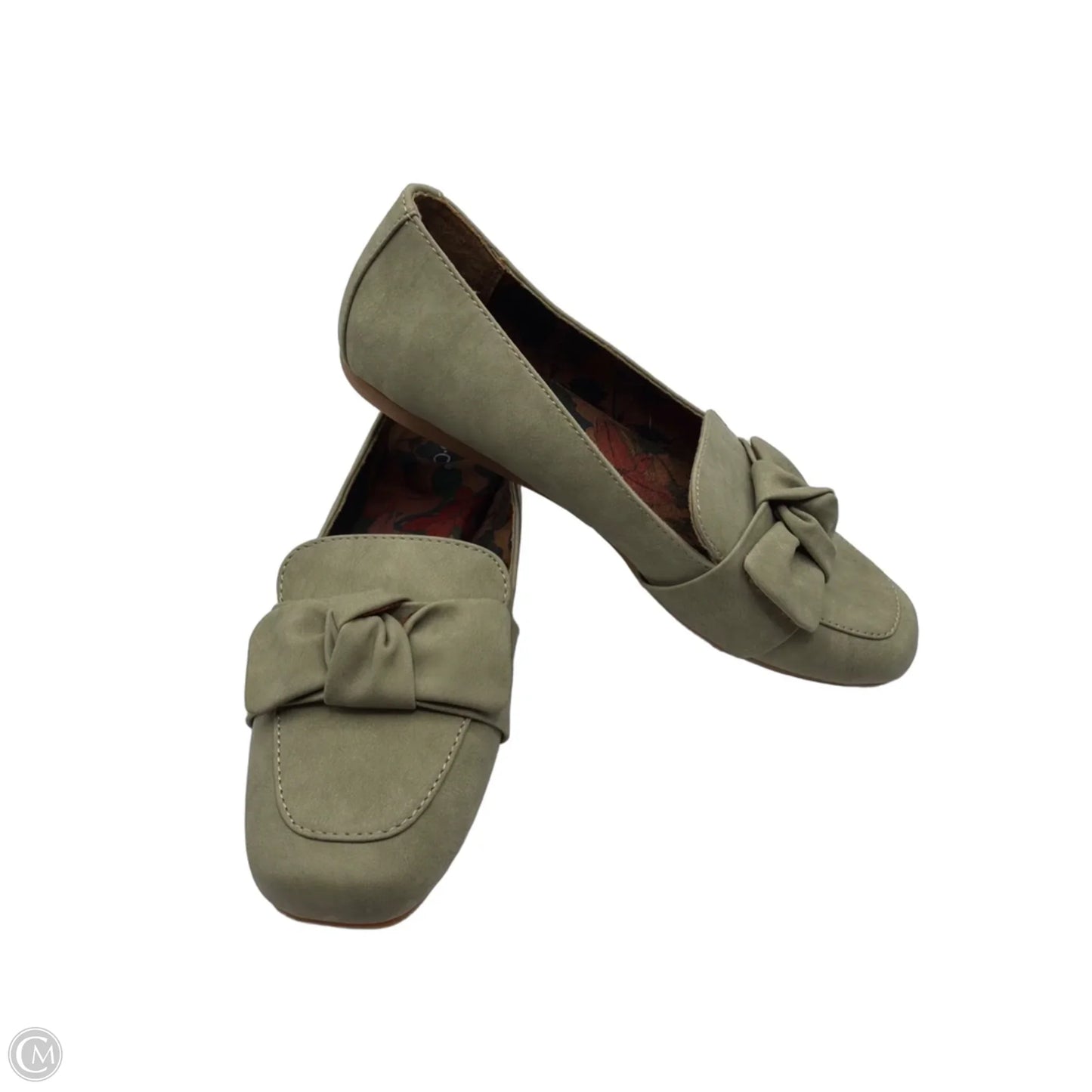 Shoes Flats By Boc In Green, Size: 7.5