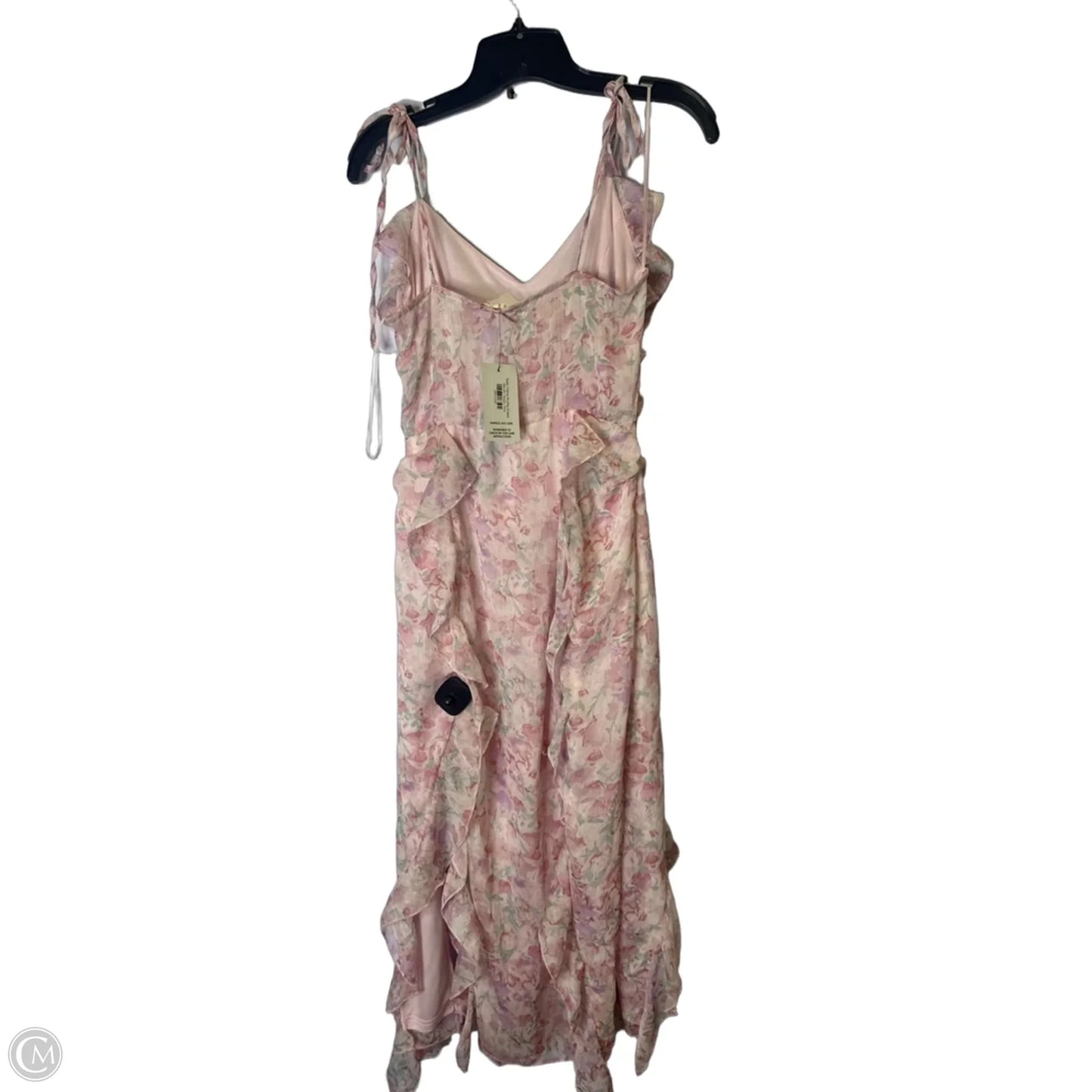 Dress Party Long By Clothes Mentor In Pink, Size: S