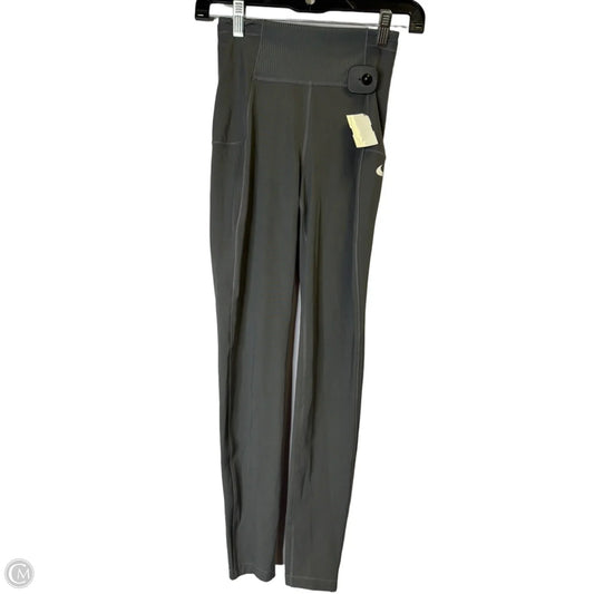Athletic Leggings By Nike Apparel In Grey, Size: M