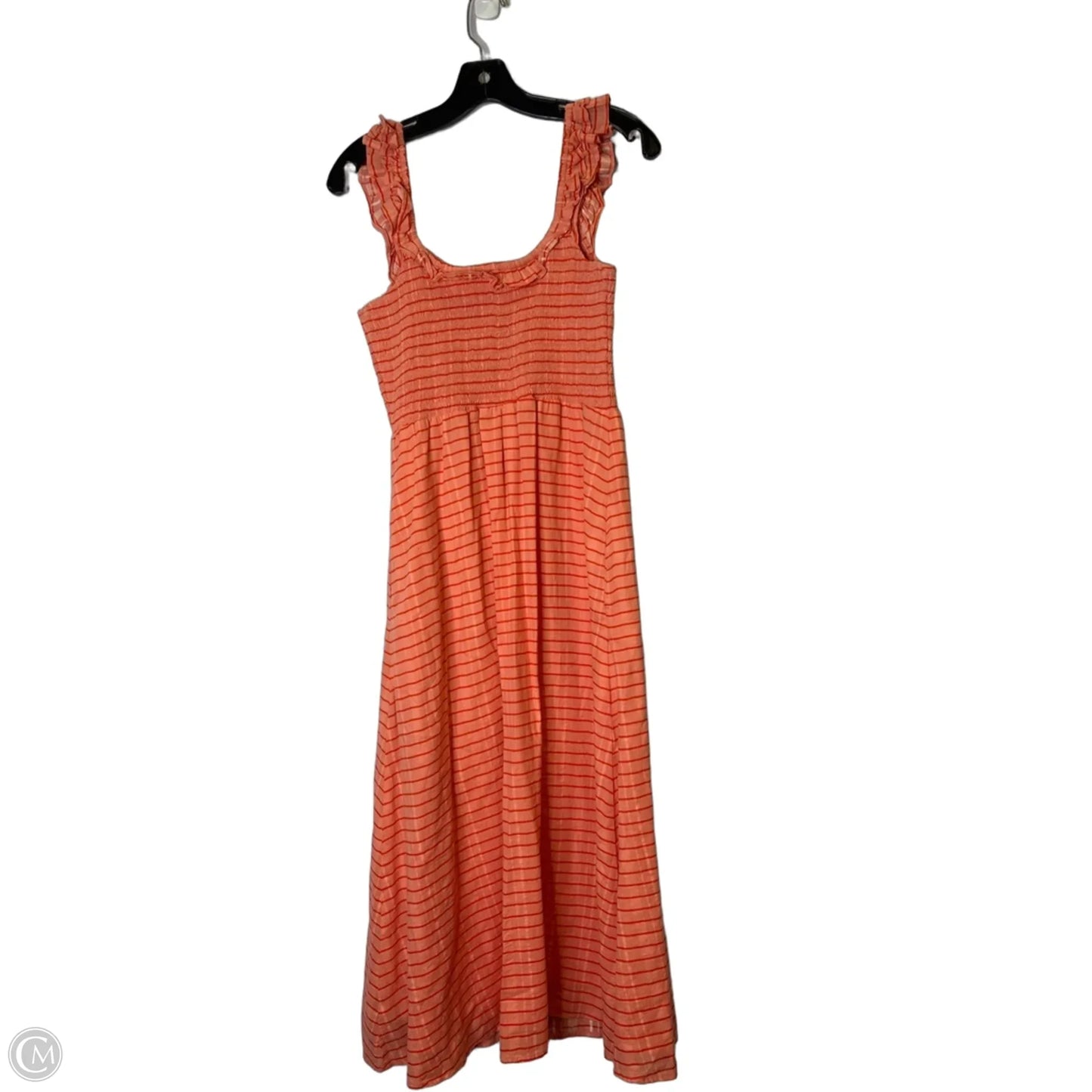 Dress Casual Midi By Carve Designs In Orange, Size: S